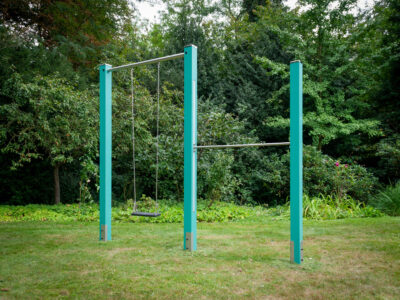 Einzelschaukel mit Turnreck, gerade - Leimbinder Fichte/Tanne