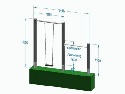 Einzelschaukel GARTENLINIE