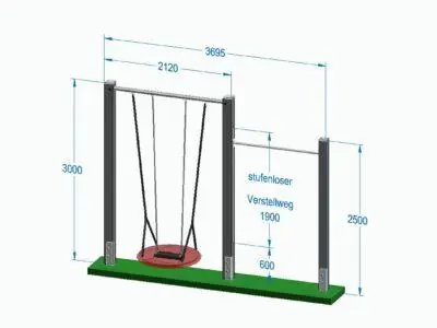 Einzelschaukel WIESENWECHSEL