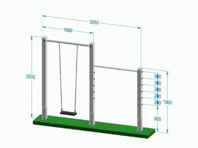 Einzelschaukel GARTENPFAD
