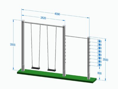 Doppelschaukel LAUBENPFAD