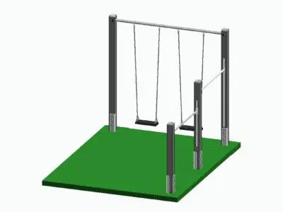 Doppelturnreck Wiesenwinkel mit Zweifachschaukel