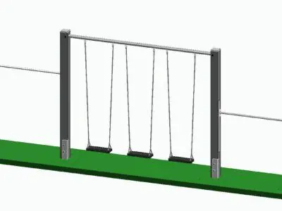 Doppelturnreck Feldwinkel mit Dreifachschaukel